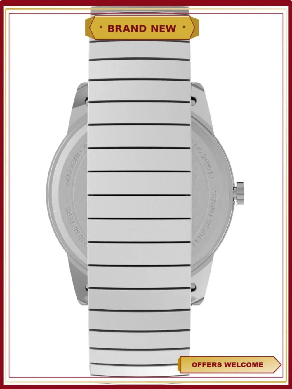 Men's Easy Reader Watch with Perfect Fit